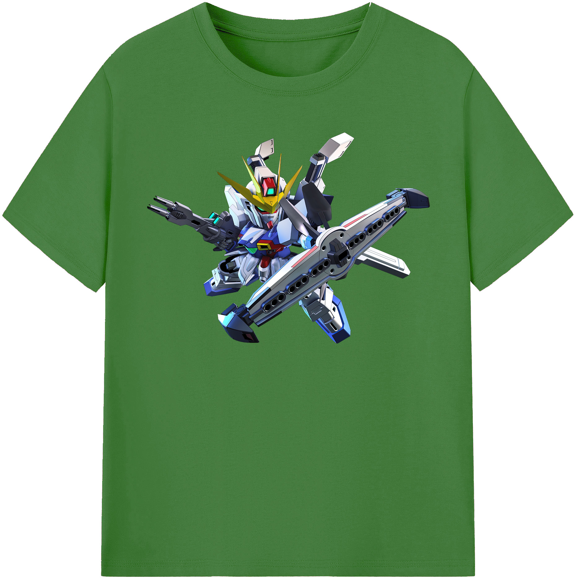 （画像用） 機動戦士ガンダム Mobile Suit Gundam レディースカジュアルプリントTシャツ（綿100％）